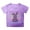 Purple, variant on Toddler Girls Tops & T-Shirts Kids Summer Easter Bunny Round Neck Petal Sleeve Casual Solid Color Pullover T Shirts Activewear,,8-9 Years