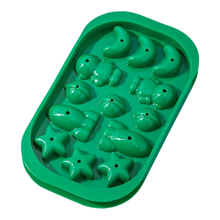 Ice Cube Tray, round Ice Trays for Freezer with Lid and Bin, Circle