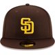 thumbnail image 2 of New Era baseball cap. Yellow "SD" logo on the front. Stylish San Diego Padres cap., 2 of 5