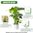 thumbnail image 2 of 15 inch Plastic Moss Pole for Climbing Plants Monstera, Jorking 6 Pcs Stackable Support for Indoor Plants Sphagnum Moss, 2 of 6