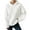 White, variant on Vedolay Womens Sweatshirts Fashion 2023 Ladies Tunic Sweatshirts Top Shirt Jackets for Women Black,M