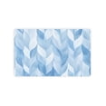 thumbnail image 5 of JML Doormat, Non-Slip Indoor Outdoor Rug Mats for Porch Entry Way, Floor Mat for Bathroom/Kitchen, (20"x32") - Abstract Blue and White Pattern, 5 of 5