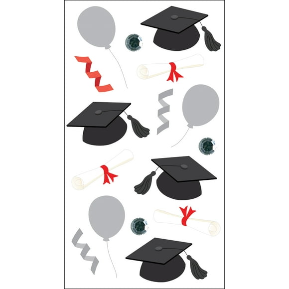 Jolee's Le Grande Dimensional Stickers-Graduation