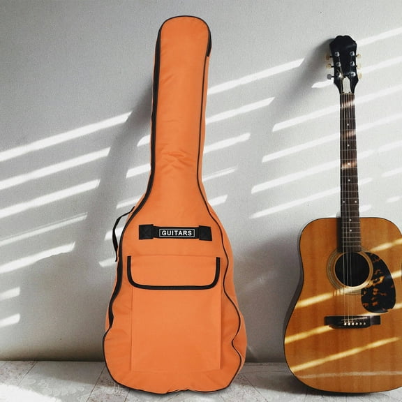 GOOHOCHY Acoustic Guitar Bag Case Thick Padding Backpack Dual Shoulder Straps For 40 41 Inch Guitar Travel Performance Storage Music Instrument Bag