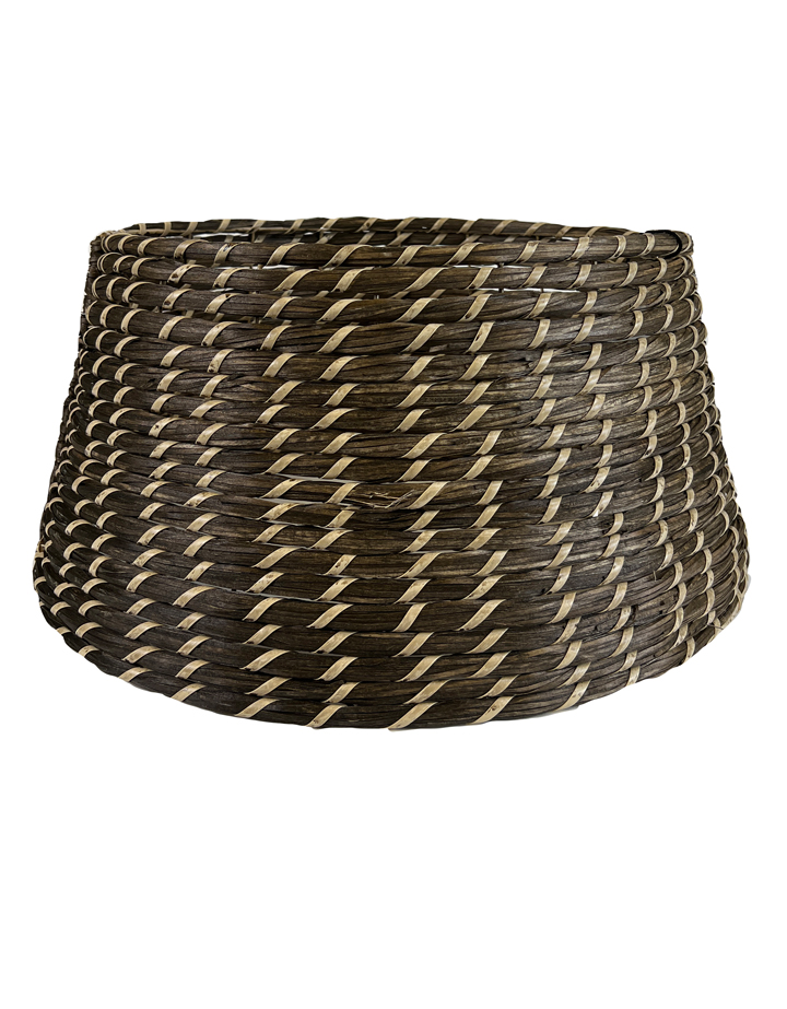 JoJo Fletcher Wicker Natural Brown Christmas Tree Collar