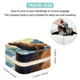 thumbnail image 5 of Sea Lion Travel Portable Square Jewelry Box for Rings Earrings Necklaces Bracelets Girls Women Display Case Holder Organizer Stand Storage Box, 5 of 6
