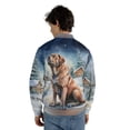 thumbnail image 5 of Hello Winter Mastiff Welcome Snowy Night Watercolor Vintage All Over Print 3D Baseball Jacket Mastiffs Dog Lover Gifts Idea Bomber Jacket Softball - 01011, 5 of 6