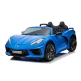 thumbnail image 3 of Blue Licensed 24V Chevrolet Corvette C8 Ride On Car With RC, 3 of 5