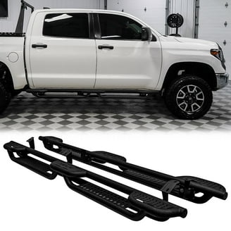 VIJAY Side Step Bars Running Boards For 2015-2025 Ford F150 & 2017-2025 F250/F350 Super Crew/Crew Cab - Textured Black, 350lb Capacity