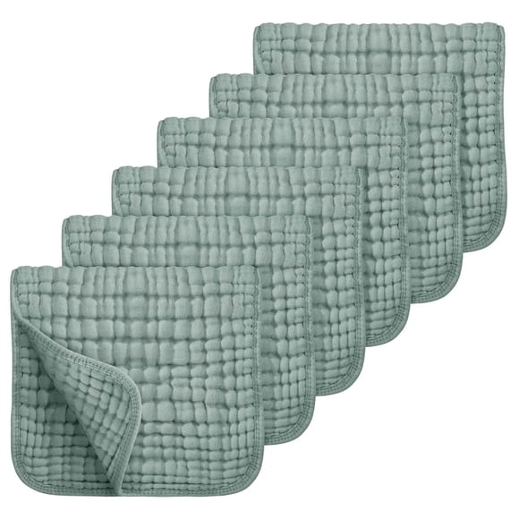 6 Paños De Muselina Para Bebés Toallitas De Muselina Para Bebés Toalla Suave Para La Cara Del Recién Nacido Para Pieles Sensibles Registro De Bebés Como Regalo Para El Baby Shower