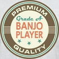 thumbnail image 3 of CafePress - Banjo Player Vintage Light T Shirt - Men's Classic Graphic T-Shirt, 3 of 4