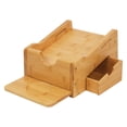 thumbnail image 6 of Laundry Detergent Holder with Drip Tray and Storage Drawer by HTB, Bamboo Detergent Holder With Downward Slop Design to Get the Last Drop of Detergent, 6 of 7