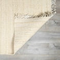 thumbnail image 4 of BoutiqueRugs Iantha Bohemian Natural Jute Runner Rug - Farmhouse Hand Woven Tassel Carpet for Living Room, Bedroom - Ivory, Cream, Beige - 2'6" x 7'6" Runner (2x8), 4 of 14