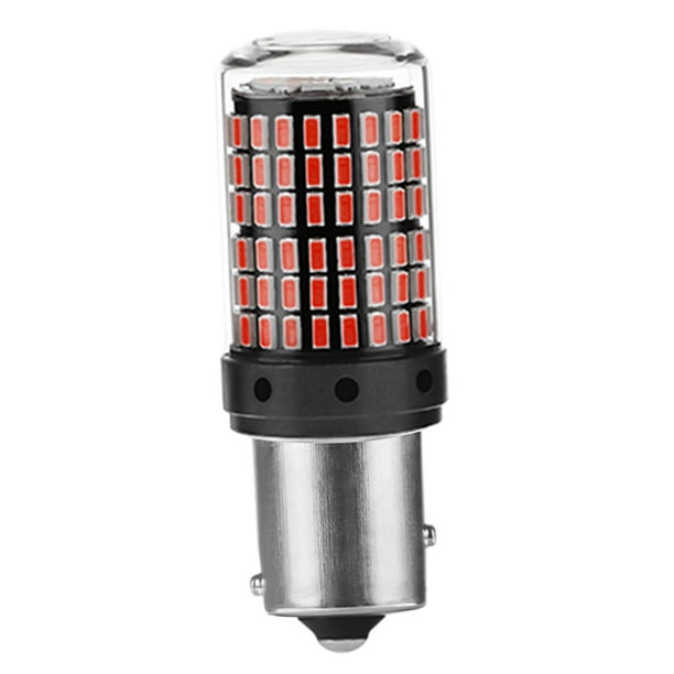 144SMD LED Bombilla de Freno para Automóvil, 1200LM Bay15D Aluminio Brillante Bajo Consumo de Energía IP67 Luz de Señal de Giro Se Adapta a Luces Tras 150 ángulo Sunnimix Luz de bombilla de freno de coche