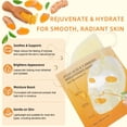 thumbnail image 3 of Turmeric Mask with Kojic Acid & 2% Niacinamide, Deeply Hydrate, for All Skin Type, 3 of 11