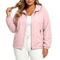 thumbnail image 3 of Thousandth Women's Zip Up Athletic Windbreaker Casual Long Sleeve Lightweight Hooded Jacket Breathable Quick Dry Coat for Running Gym Yoga Workout, 3 of 7