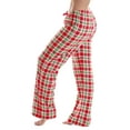 thumbnail image 2 of Just Love Fleece Pajama Pants for Women Sleepwear PJs (Festive Plaid, X-Small), 2 of 3