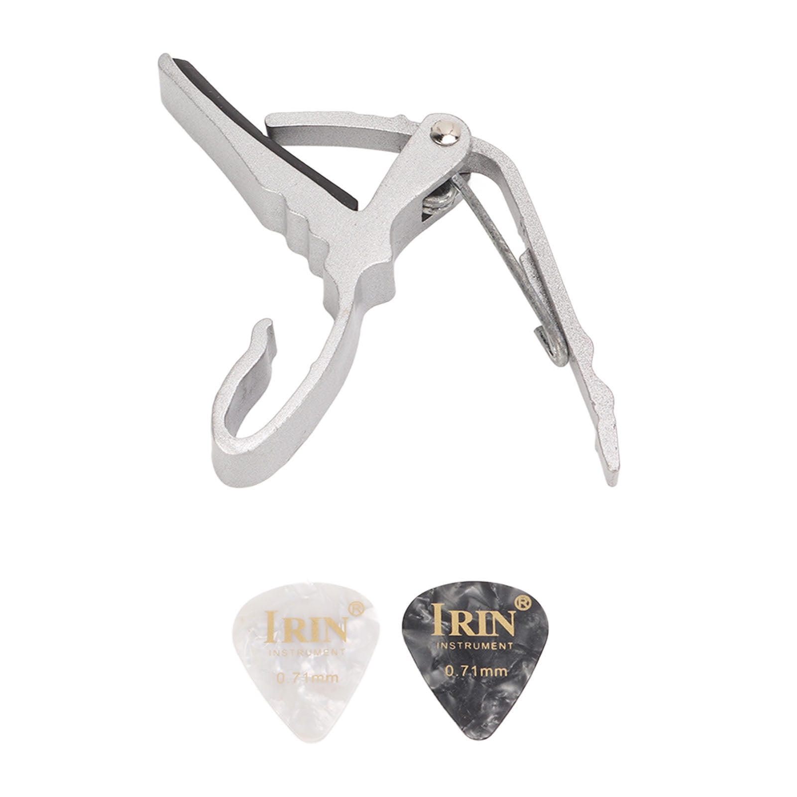 Bass Capo, Electric Guitar Capo Quick Change Easy Operation For Performance Silver