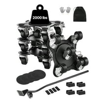 VEVOR Furniture Dolly, Maximum Load 1200 lbs, Heavy Duty Furniture Movers with 5 360° Rotation Wheels, Carbon Steel Panel, Furniture Lift Slider Tool Set for Appliances,Sofa,Fridge,Washing Machine