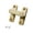 Gold, variant on MOMOJIA Reusable Rental Friendly Door Lock with Removable Adhesive Mounting Heavy Duty Zinc Alloy Construction Adjustable Latches