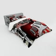 thumbnail image 3 of Ambesonne Music Bedding Set 3 Pcs, Old Vintage Loudspeaker, Twin XL, Burgundy Beige Grey, 3 of 3