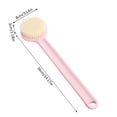thumbnail image 3 of Long Handled Shower Brush Soft Back Scrub Scrub, 3 of 5