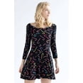 thumbnail image 2 of Ragstock Black Candy Cane Dress 1, 2 of 4