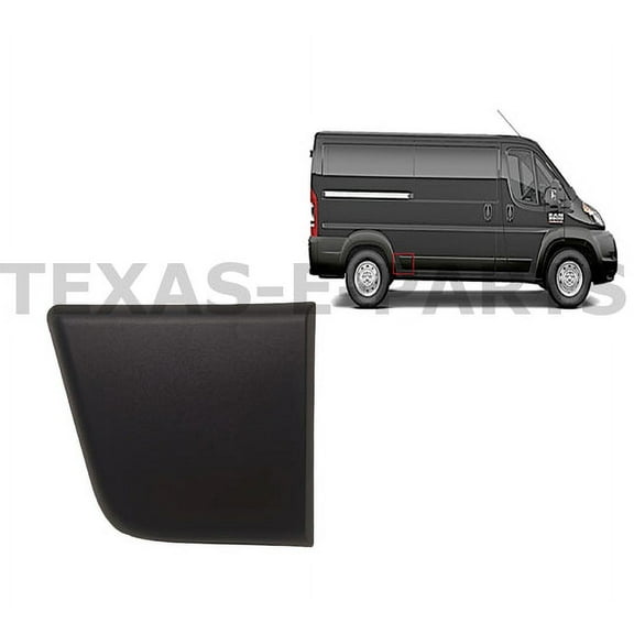 2019 2020 2021 2022 Compatible with Ram Promaster 1500 2500 3500 Body Side Molding Trim Black R RH Rear Passenger Side