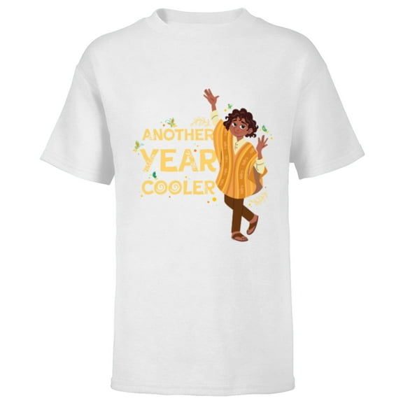 Disney Encanto Camilo Madrigal Another Year Cooler Birthday - Short Sleeve T-Shirt for Kids - Customized-White