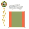 thumbnail image 2 of Bewildely Rectángulo Impermeable Parasol Tela Oxford Playa al aire libre Refugio para el sol Manta de picnic Ligero Camping Rainfly Refugio Colores Jardín y Patio No.2 Bewildely HA026603-02, 2 of 6
