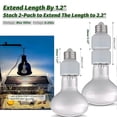 thumbnail image 4 of Light Socket Extender,Porcelain Socket Extension Adapter,E26 to E26 Standard Medium Screw Bulb Socket Extender Adapter,Recessed Socket Extension Conve, 4 of 4