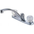 thumbnail image 4 of Delta 2102LF Classic Two Handle Kitchen Faucet, Chrome, 4 of 4