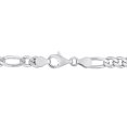 thumbnail image 5 of Figaro Chain Anklet in Sterling Silver (9.00 inches), 5 of 5