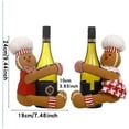 thumbnail image 2 of Gingerbread Man Christmas Tree Topper Decorations,Unique Funny Xmas Plush Stuffed Gingerbread Hugger Decor for Christmas Tree Wine Bottle Curtain Ornaments, 2 of 5