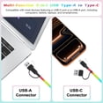 thumbnail image 3 of 6.6FT 2-in-1 USB-A/C to Type-C Charging Cable Compatible with JBL Charge 4, Charge 5, Charge 6, Flip 5, Flip 6, Flip 7, Pulse 4, Pulse 5, Clip 4, Clip 5, JRPOP Bluetooth Speakers, Charge Power Cord, 3 of 6