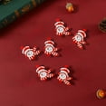 thumbnail image 1 of Vaidha Pinces en Bois de Noël / Accessoires de Décoration Festifs des Fêtes / Ensemble de 6 Ornements en Bois Rouges à Clipser pour Arbre, Cartes et Déco de Fête, 1 of 7