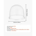 thumbnail image 4 of VEVOR Cotton Candy Machine Cover, Transparent Acrylic Dome Bubble Shield, Cotton Candy Machine Bubble Shield Compatible with 15inch Cottons Candies Machines Bowl for Party, Shops,Bottom Groove Design, 4 of 9
