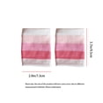 thumbnail image 4 of Hi\.FANCY 2Pcs Colorful Sports Sweatband Unisex Girls Breathable Stripe Wristband Pink, 4 of 9