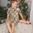 thumbnail image 4 of Balery Lovely Penguin Conjunto de Pijama Infantil de Manga Corta con Estampado – Ropa de Dormir de Algodón Suave-4X-Large, 4 of 6