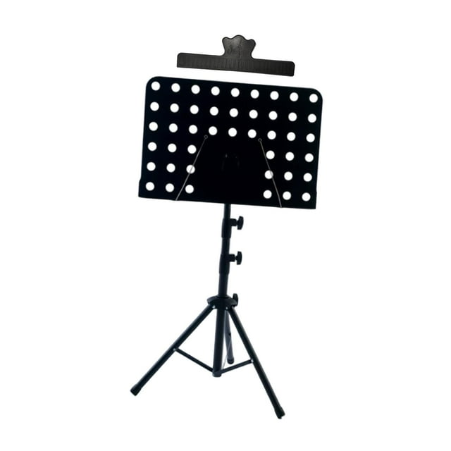 HILABEE Support de Partition de Musique Assis Ou Debout Support de Livre pour Classe Groupes Chorales Noir
