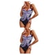 thumbnail image 1 of Naiovety Poliéster Disfrute del verano con estilo Trajes de baño impresionantes para mujeres Traje de baño ligero y modesto Traje de baño púrpura s,1 2piezas, 1 of 6