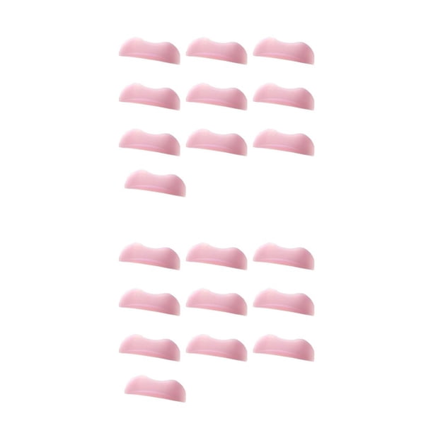 Vogacara 10 Pieces Eye Curler Pads Reusable Lifting Pink Protection Auxiliary Eyelashes Curlers Enhance Shop Accessories Home Pad Rosado 2piezas Vogacara CBP476034