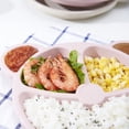 thumbnail image 4 of Kids Dinnerware Set,Spoon Fork Divided Plate for Toddlers,BPA Free,Cute Cartoon Shape, 4 of 6