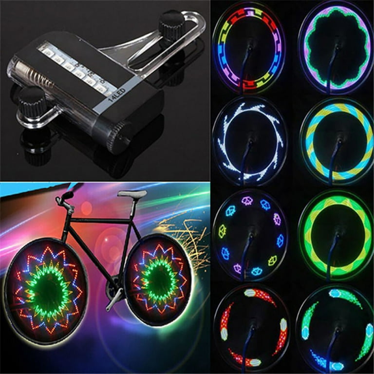 Mancro LED Spoke Lights Waterproof Cool Bicycle Light Safety Lights - Walmart.com