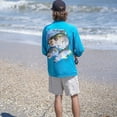thumbnail image 6 of Bimini Bay Outfitters Hook M' Men's Long Sleeve Shirt - Northeast Inshore Slam 2 Baltic Reef, 6 of 6