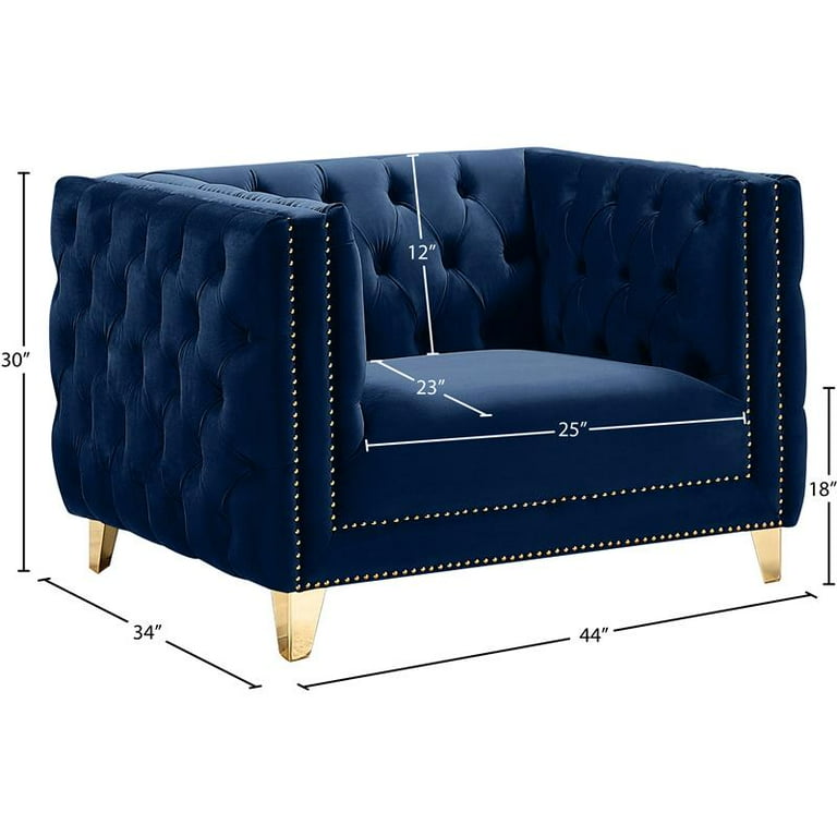 Meridian Furniture Michelle Velvet Chair Meridian Furniture Michelle Velvet Chair