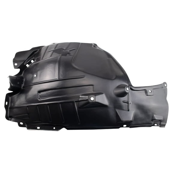 TRQ Front Right Rearward Inner Fender Liner Black Passenger Side Fits Select 2009-2020 Nissan 370Z NI1249122