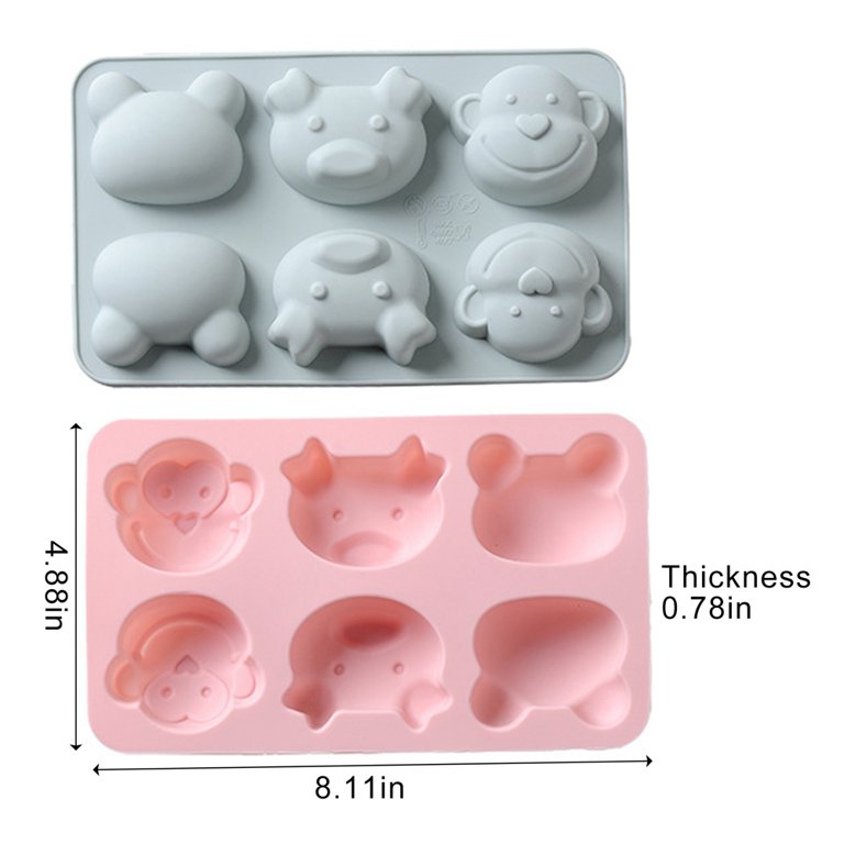 Bear Silicone Mold DIY Animal Moulds Handmade Gypsum Soap Making Chocolate  Cake Tools