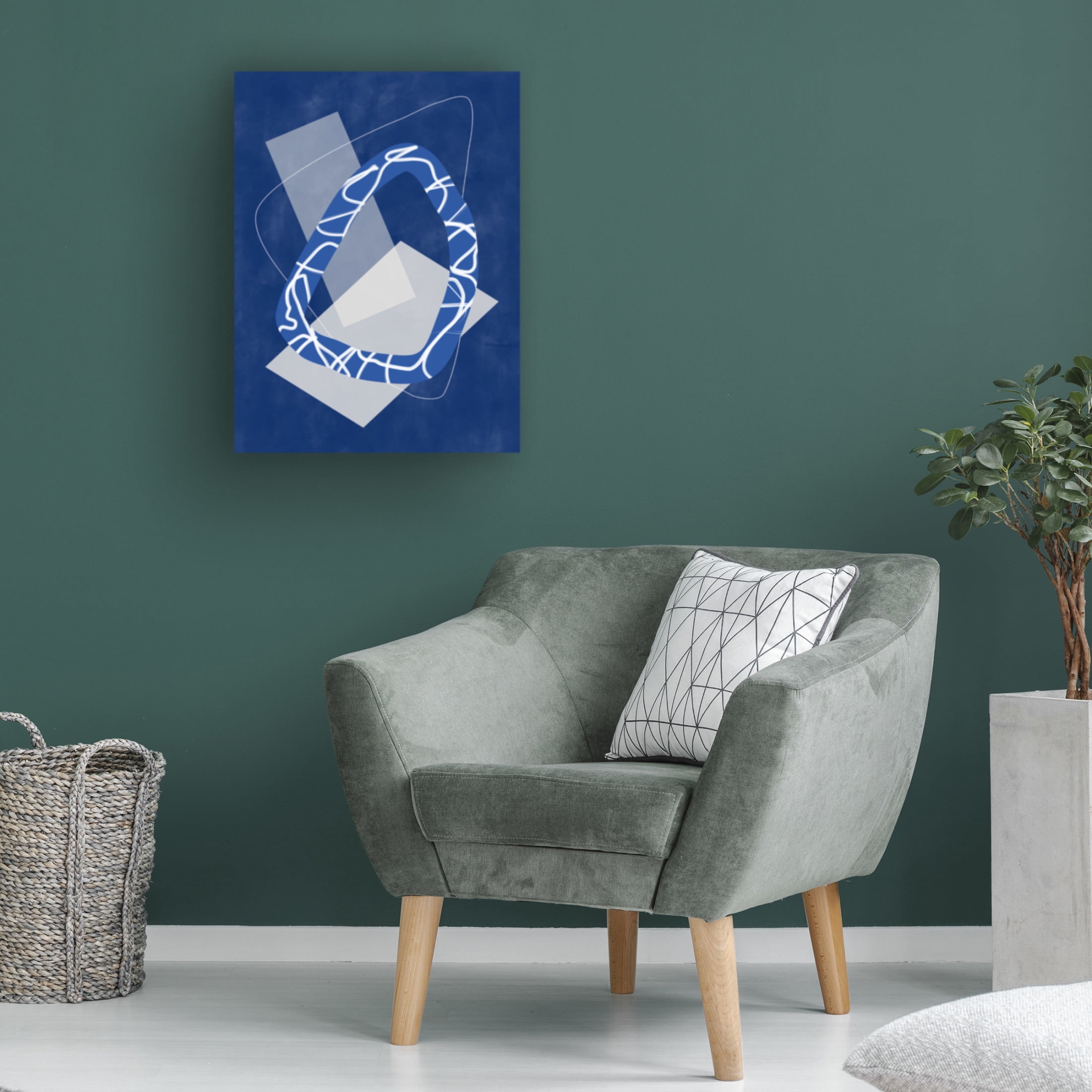 Trademark Fine Art Elena Ristova  Indigo22 Canvas Wall Art