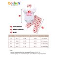thumbnail image 4 of Dooleck Newborn Baby Girl Outfits Flamingo Baby Clothes White Onesies Pants Sets, 4 of 6